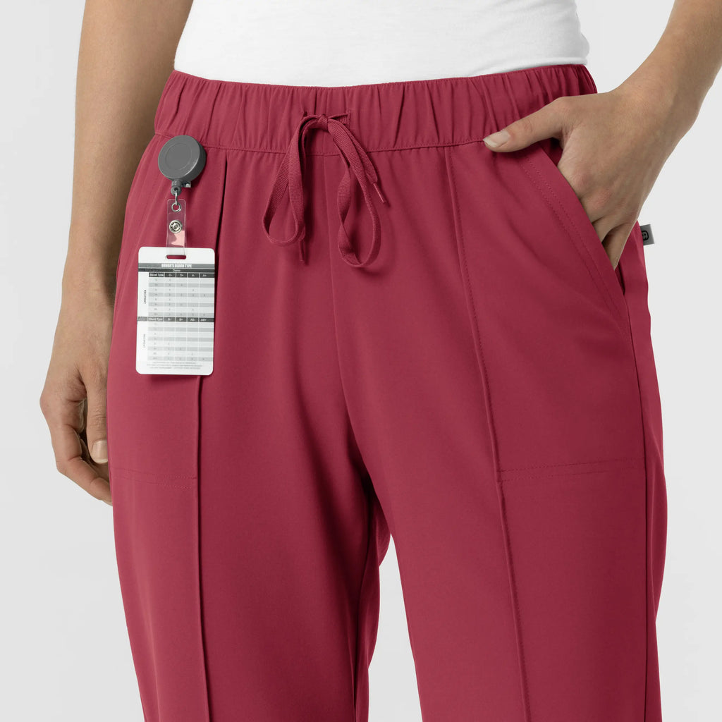 Wink Scrubs Women's Pintuck Scrub Pant Ruby | scrub-supply.com