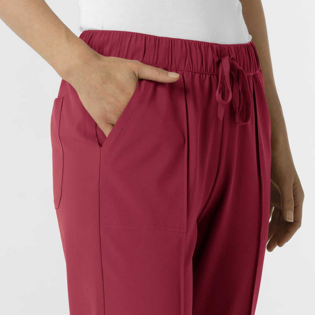 Wink Scrubs Women's Pintuck Scrub Pant Ruby | scrub-supply.com