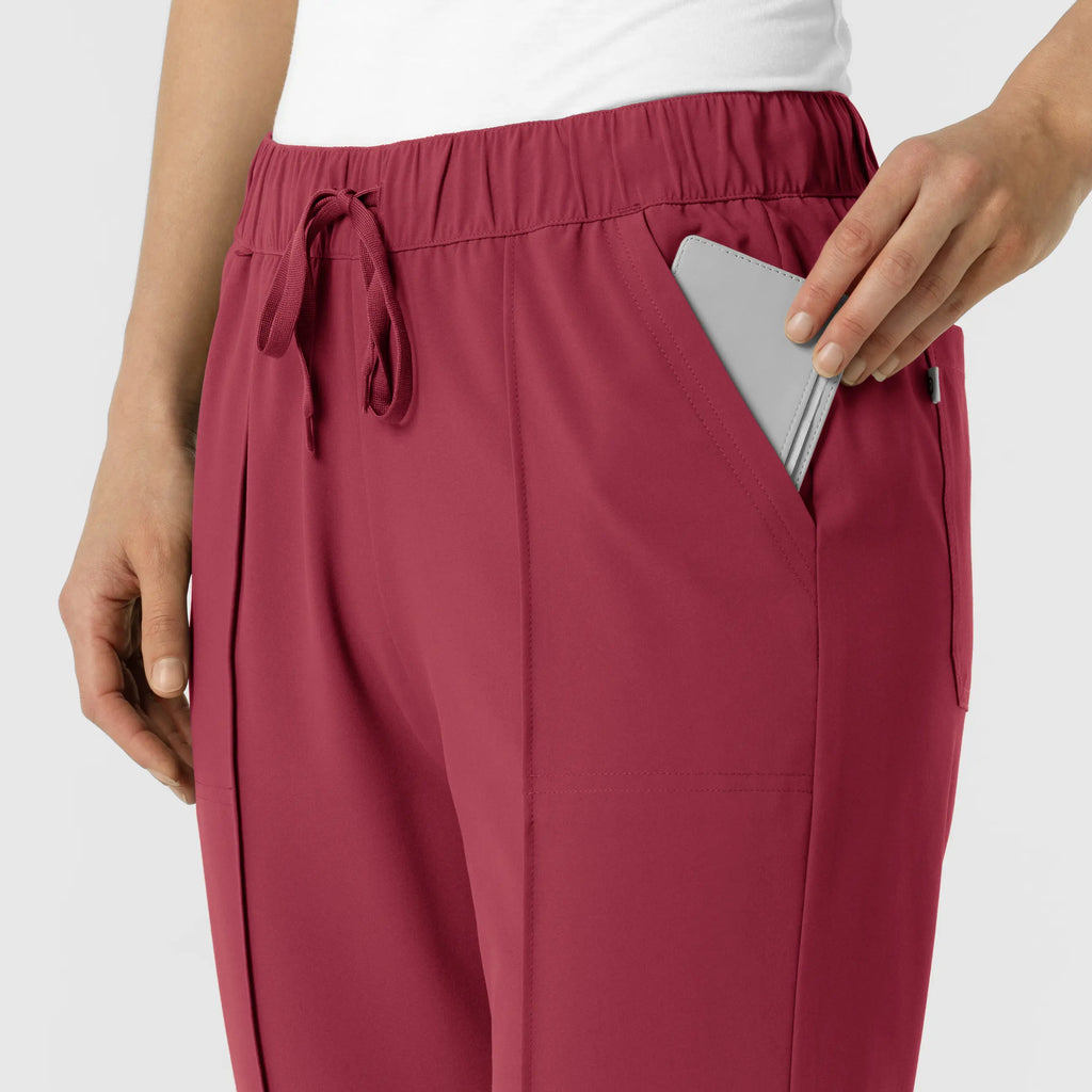 Wink Scrubs Women's Pintuck Scrub Pant Ruby | scrub-supply.com