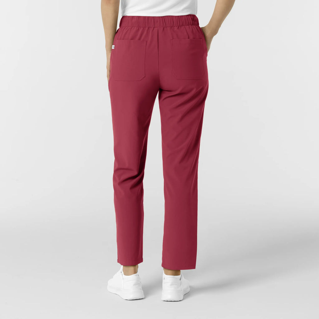 Wink Scrubs Women's Pintuck Scrub Pant Ruby | scrub-supply.com