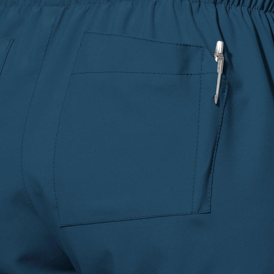 Wink Scrubs Women's Flat Front Cargo Scrub Pant Caribbean Blue | scrub-supply.com