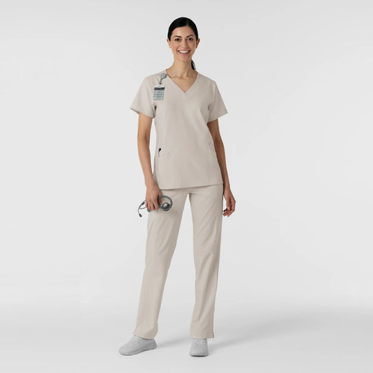 Wink Scrubs Women's Flat Front Cargo Scrub Pant Cloud | scrub-supply.com