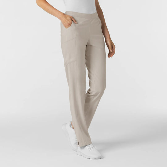 Wink Scrubs Women's Flat Front Cargo Scrub Pant Cloud | scrub-supply.com