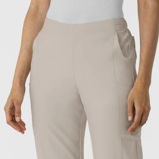 Wink Scrubs Women's Flat Front Cargo Scrub Pant Cloud | scrub-supply.com