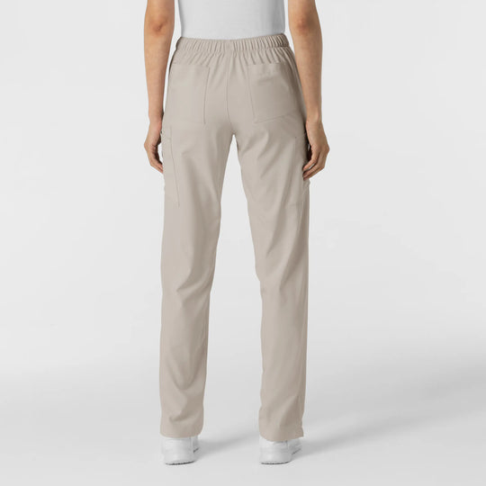 Wink Scrubs Women's Flat Front Cargo Scrub Pant Cloud | scrub-supply.com