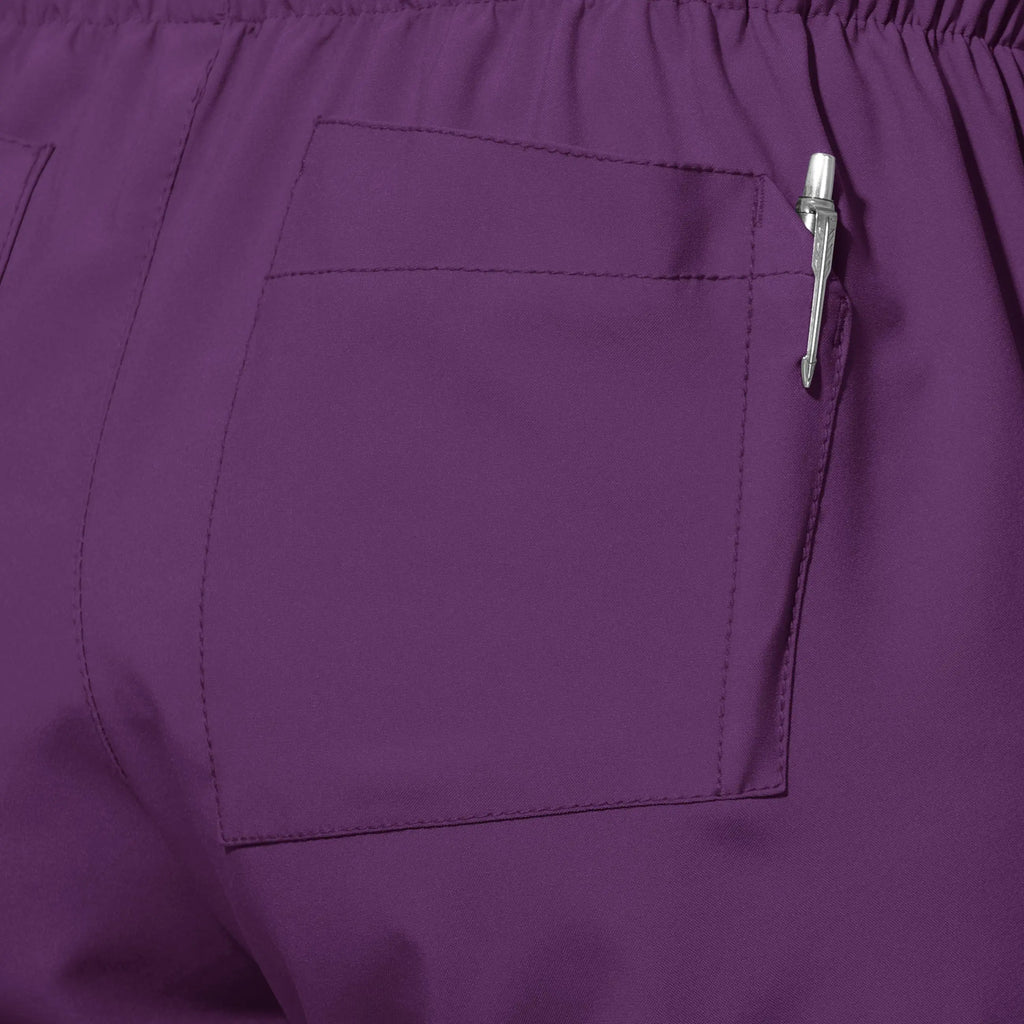 Wink Scrubs Women's Flat Front Cargo Scrub Pant Eggplant | scrub-supply.com