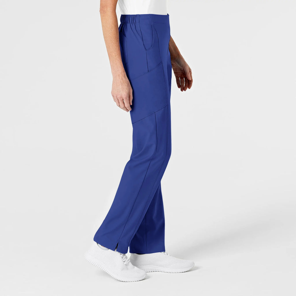 Wink Scrubs Women's Flat Front Cargo Scrub Pant Galaxy Blue | scrub-supply.com