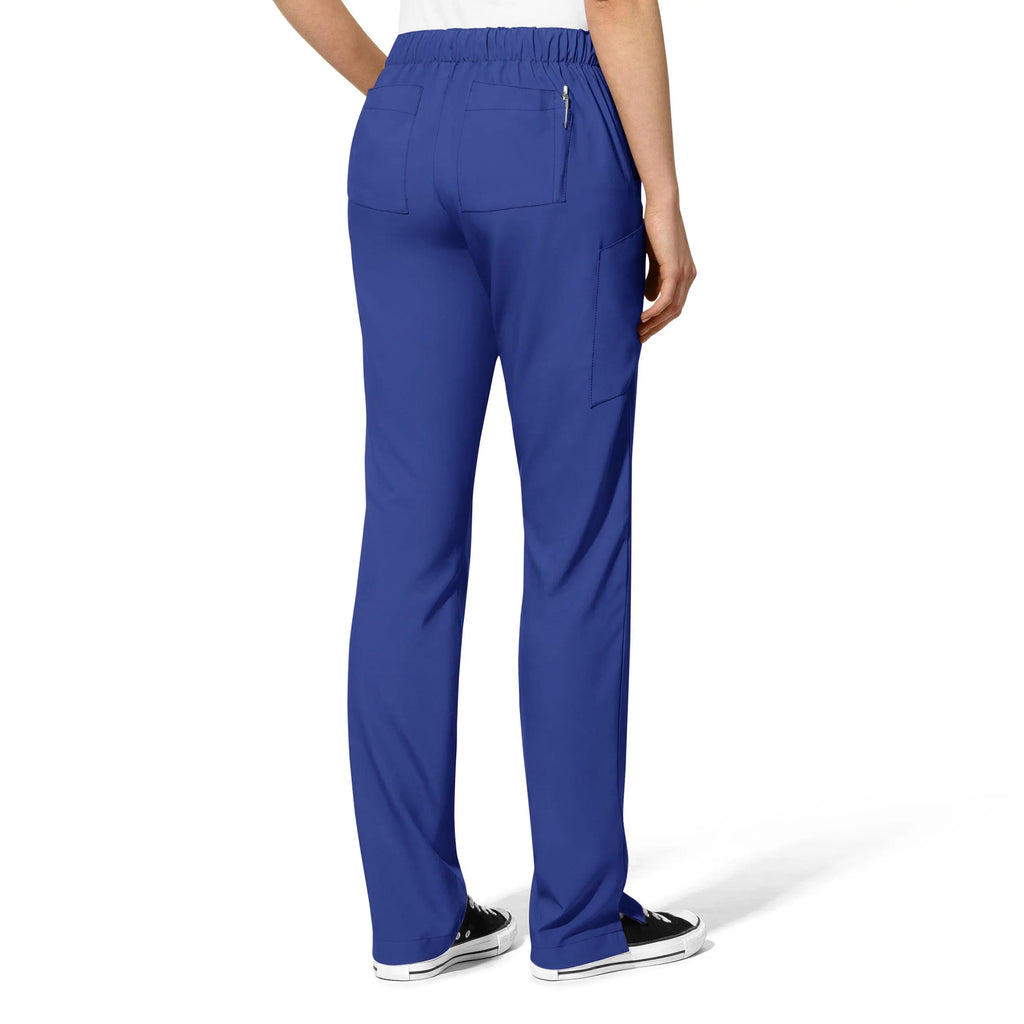 Wink Scrubs Women's Flat Front Cargo Scrub Pant Galaxy Blue | scrub-supply.com