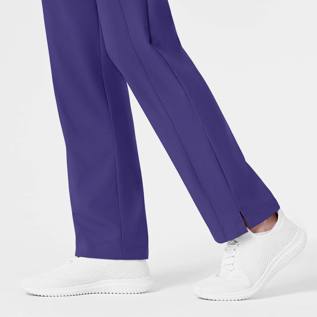 Wink Scrubs Women's Flat Front Cargo Scrub Pant Grape | scrub-supply.com