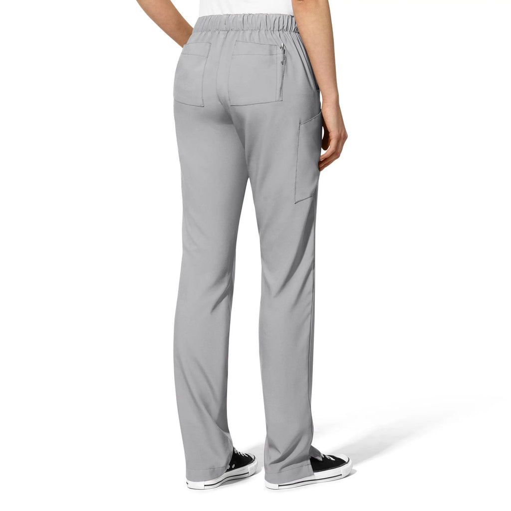 Wink Scrubs Women's Flat Front Cargo Scrub Pant Grey | scrub-supply.com