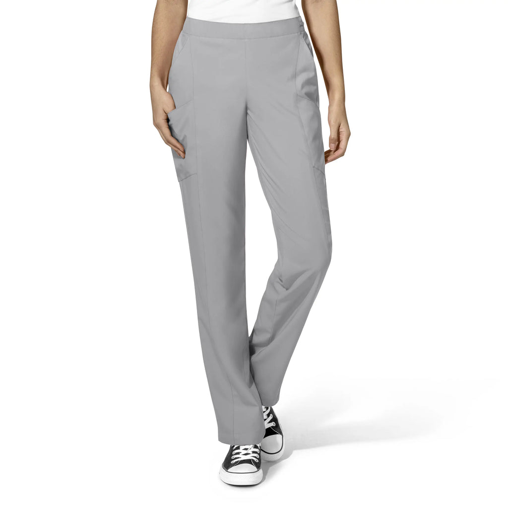 Wink Scrubs Women's Flat Front Cargo Scrub Pant Grey | scrub-supply.com