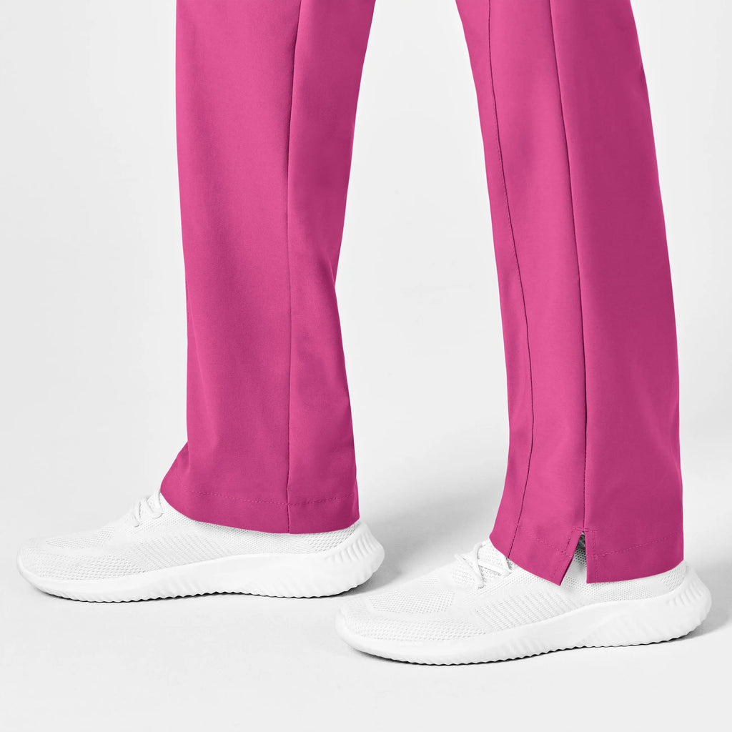 Wink Scrubs Women's Flat Front Cargo Scrub Pant Hot Pink | scrub-supply.com