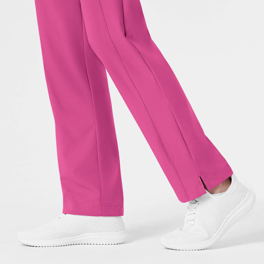 Wink Scrubs Women's Flat Front Cargo Scrub Pant Hot Pink | scrub-supply.com