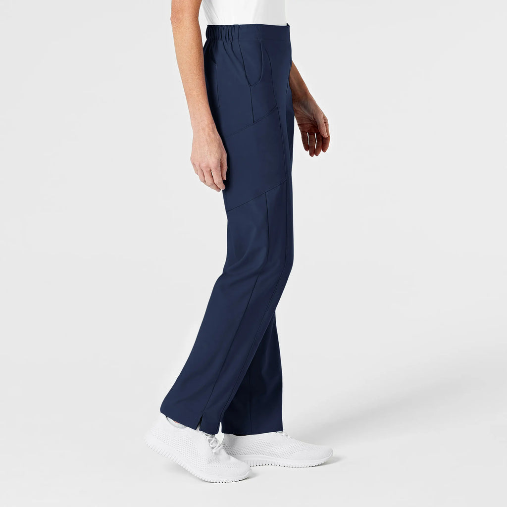 Wink Scrubs Women's Flat Front Cargo Scrub Pant Navy | scrub-supply.com