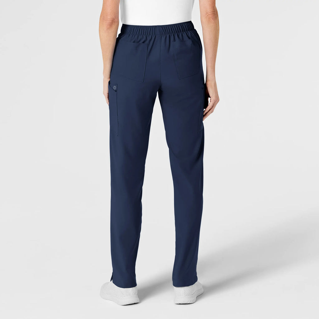 Wink Scrubs Women's Flat Front Cargo Scrub Pant Navy | scrub-supply.com