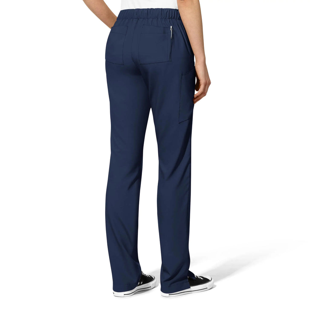 Wink Scrubs Women's Flat Front Cargo Scrub Pant Navy | scrub-supply.com