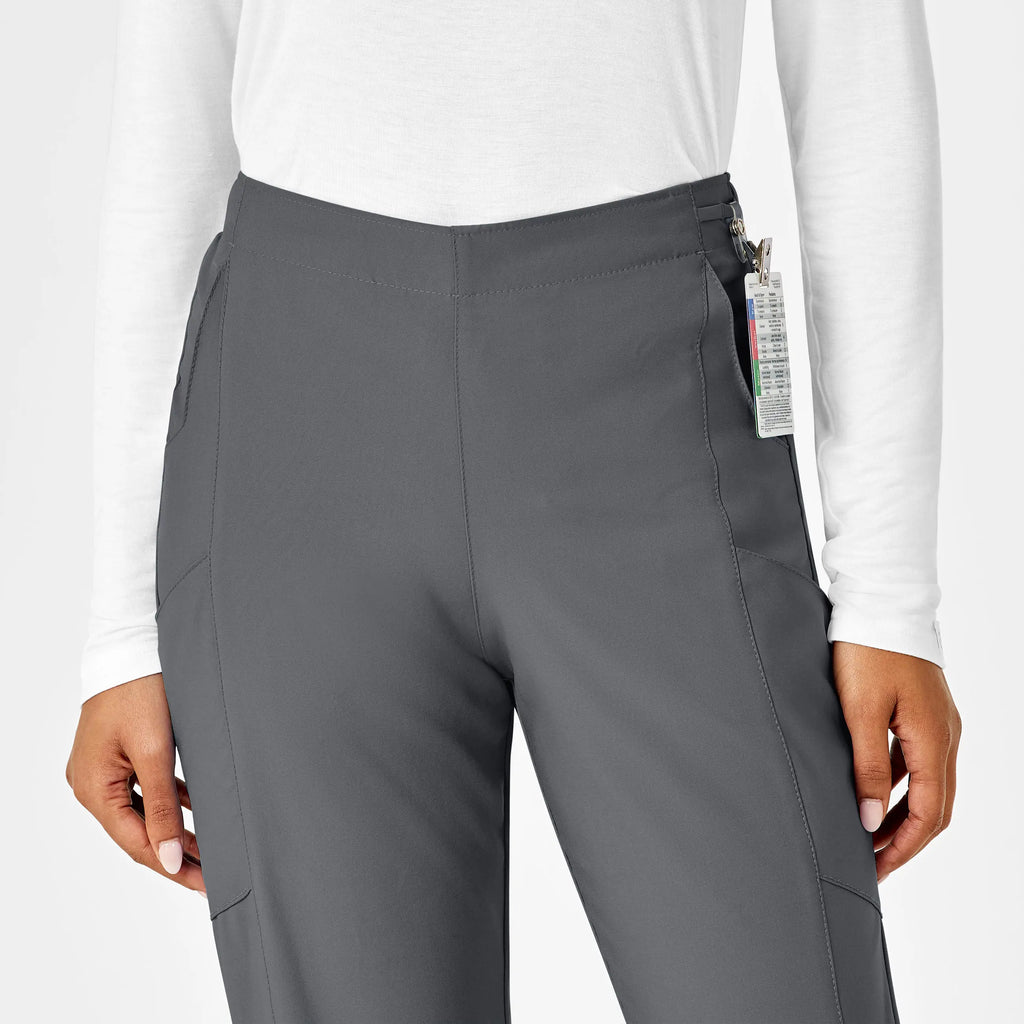 Wink Scrubs Women's Flat Front Cargo Scrub Pant Pewter | scrub-supply.com