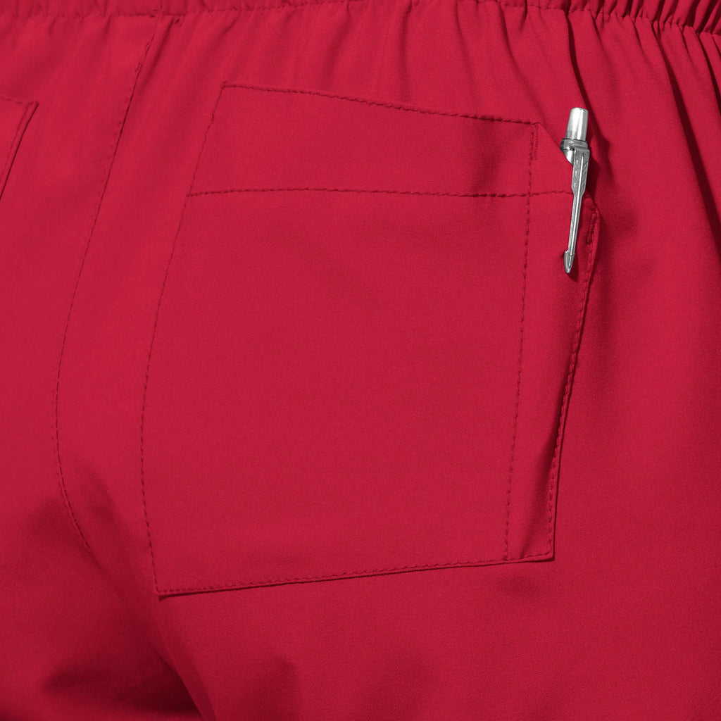 Wink Scrubs Women's Flat Front Cargo Scrub Pant Red | scrub-supply.com