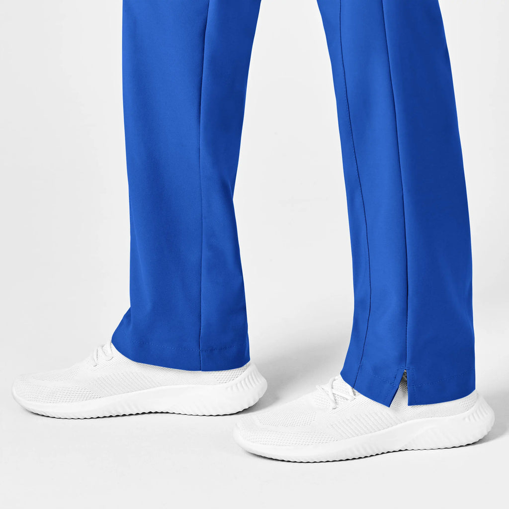 Wink Scrubs Women's Flat Front Cargo Scrub Pant Royal Blue | scrub-supply.com