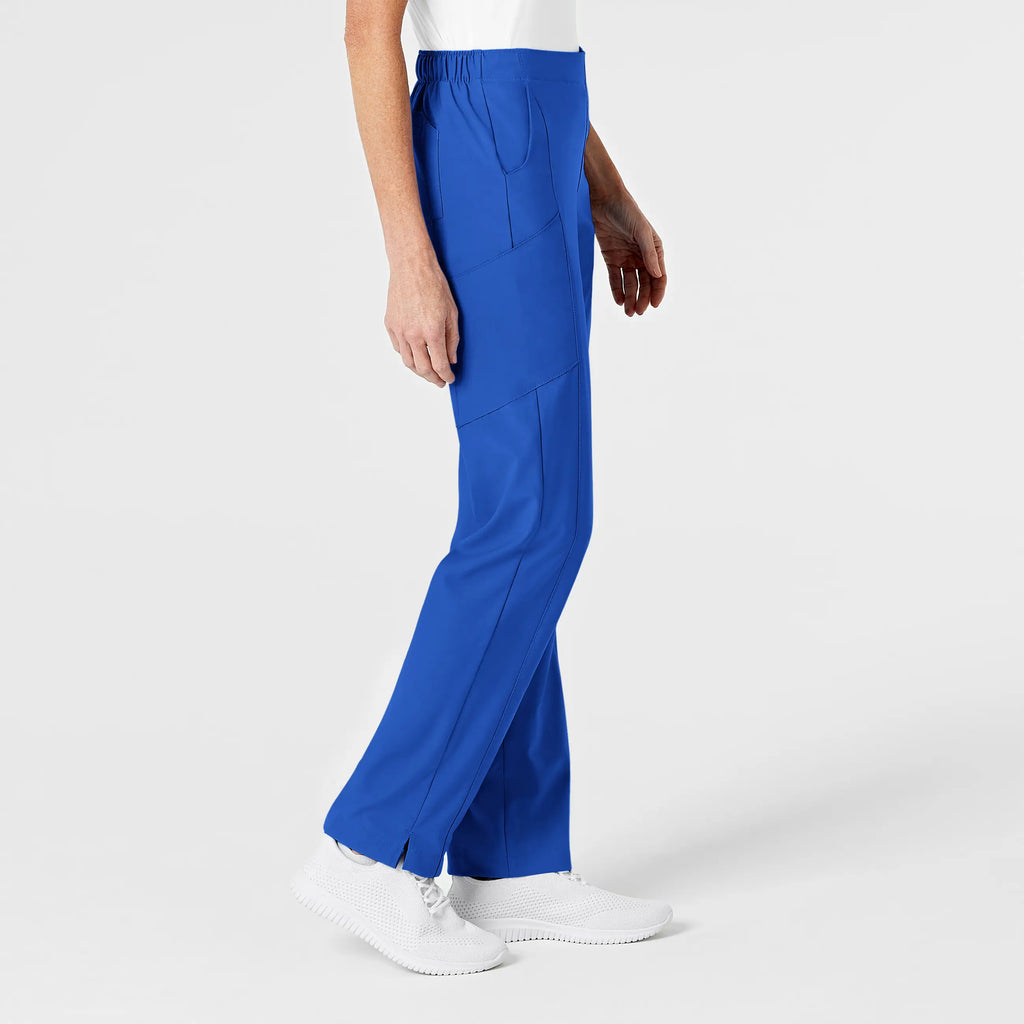 Wink Scrubs Women's Flat Front Cargo Scrub Pant Royal Blue | scrub-supply.com