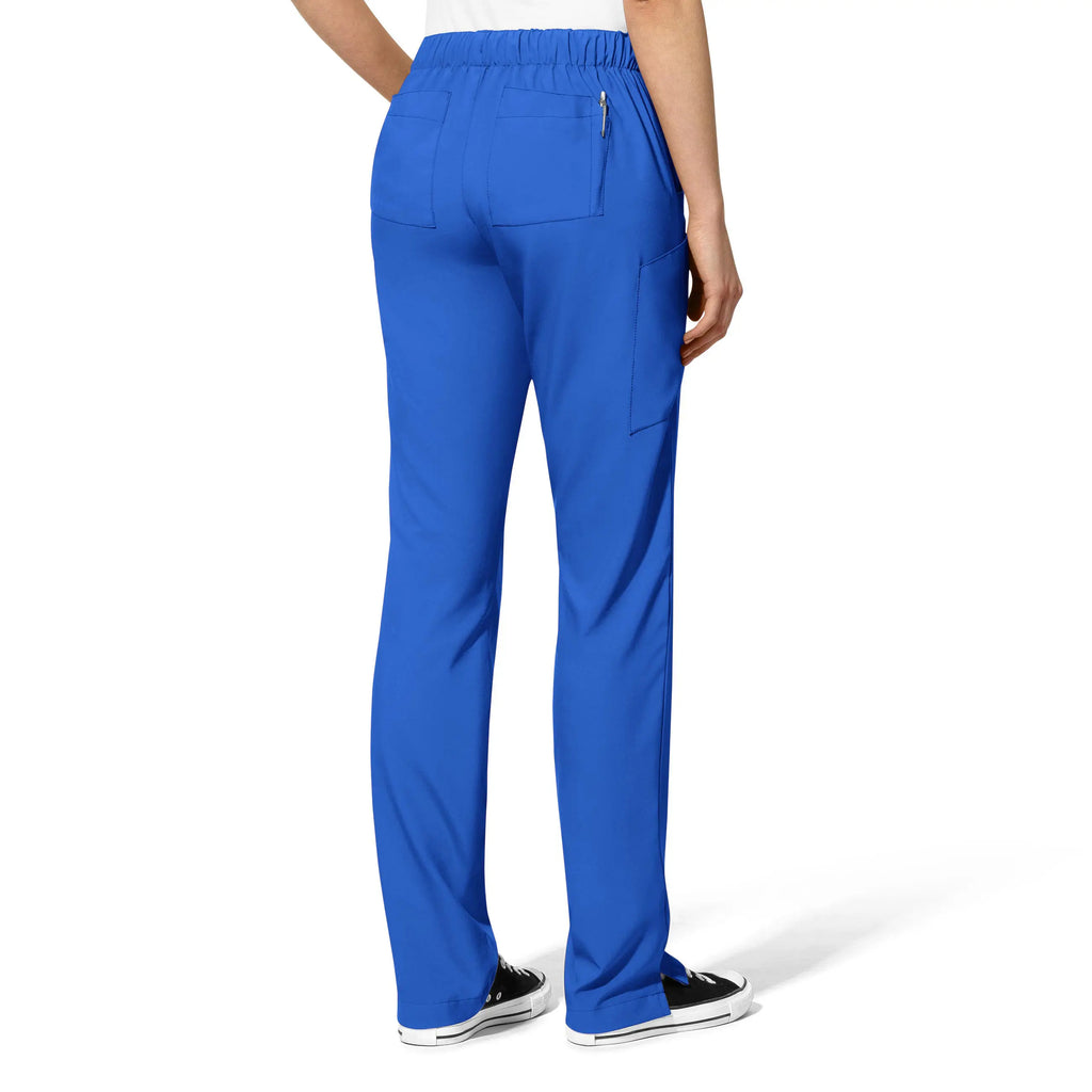 Wink Scrubs Women's Flat Front Cargo Scrub Pant Royal Blue | scrub-supply.com