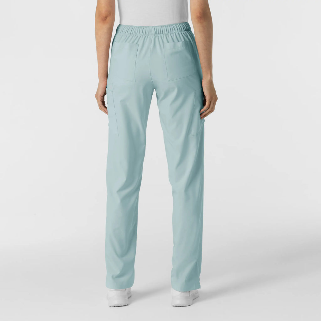 Wink Scrubs Women's Flat Front Cargo Scrub Pant Sky Blue | scrub-supply.com