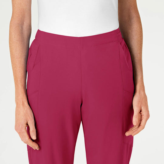 Wink Scrubs Women's Flat Front Cargo Scrub Pant Viva Magenta | scrub-supply.com