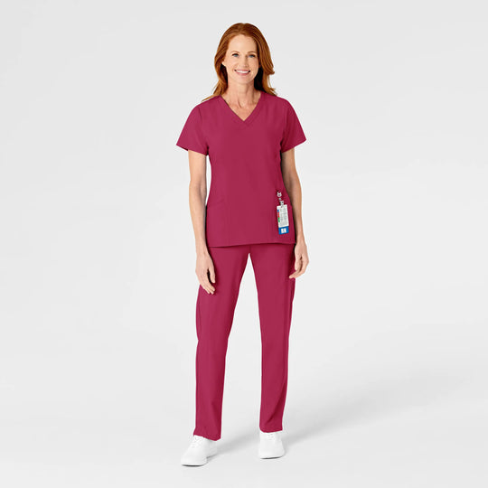 Wink Scrubs Women's Flat Front Cargo Scrub Pant Viva Magenta | scrub-supply.com