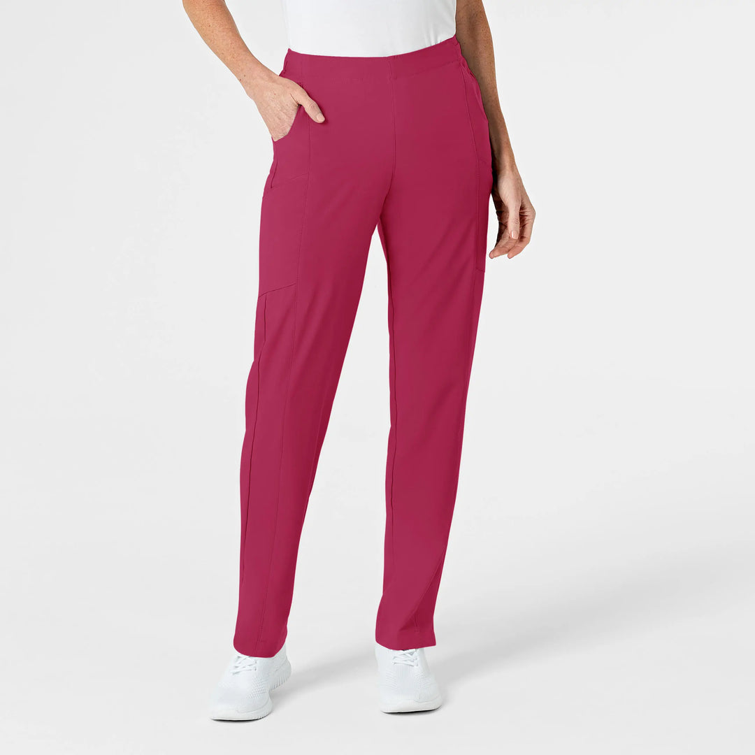 Wink Scrubs Women's Flat Front Cargo Scrub Pant Viva Magenta | scrub-supply.com