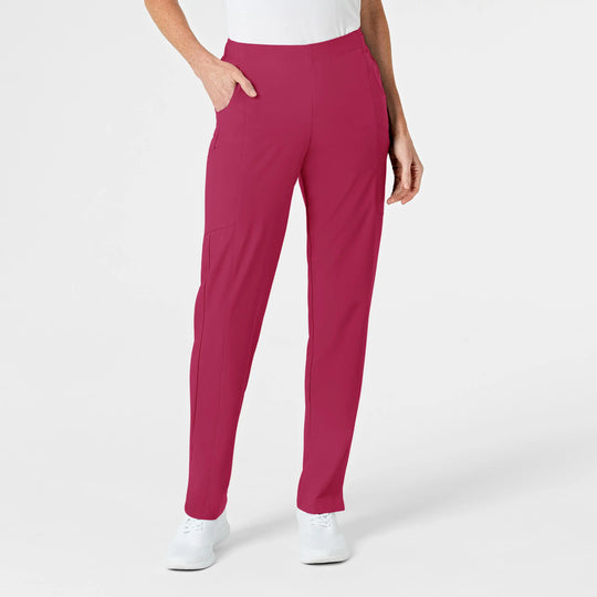 Wink Scrubs Women's Flat Front Cargo Scrub Pant Viva Magenta | scrub-supply.com