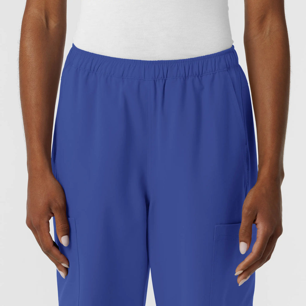 Wink Scrubs Women's NURTUR Straight Leg Cargo Scrub Pant Galaxy Blue | scrub-supply.com