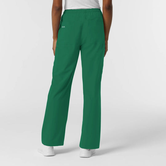 Wink Scrubs Women's NURTUR Straight Leg Cargo Scrub Pant Hunter | scrub-supply.com