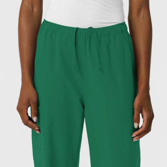 Wink Scrubs Women's NURTUR Straight Leg Cargo Scrub Pant Hunter | scrub-supply.com