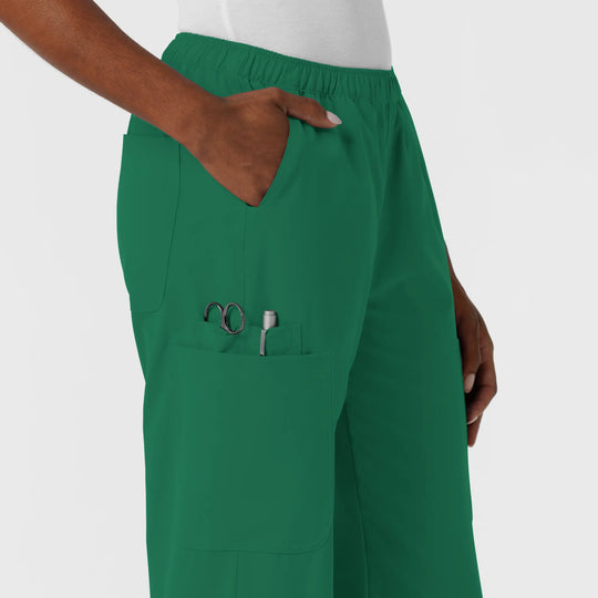 Wink Scrubs Women's NURTUR Straight Leg Cargo Scrub Pant Hunter | scrub-supply.com