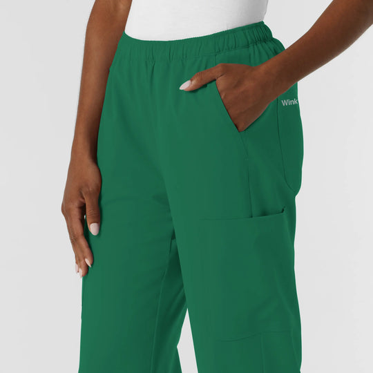 Wink Scrubs Women's NURTUR Straight Leg Cargo Scrub Pant Hunter | scrub-supply.com