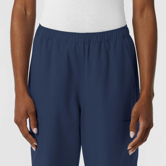 Wink Scrubs Women's NURTUR Straight Leg Cargo Scrub Pant Navy | scrub-supply.com