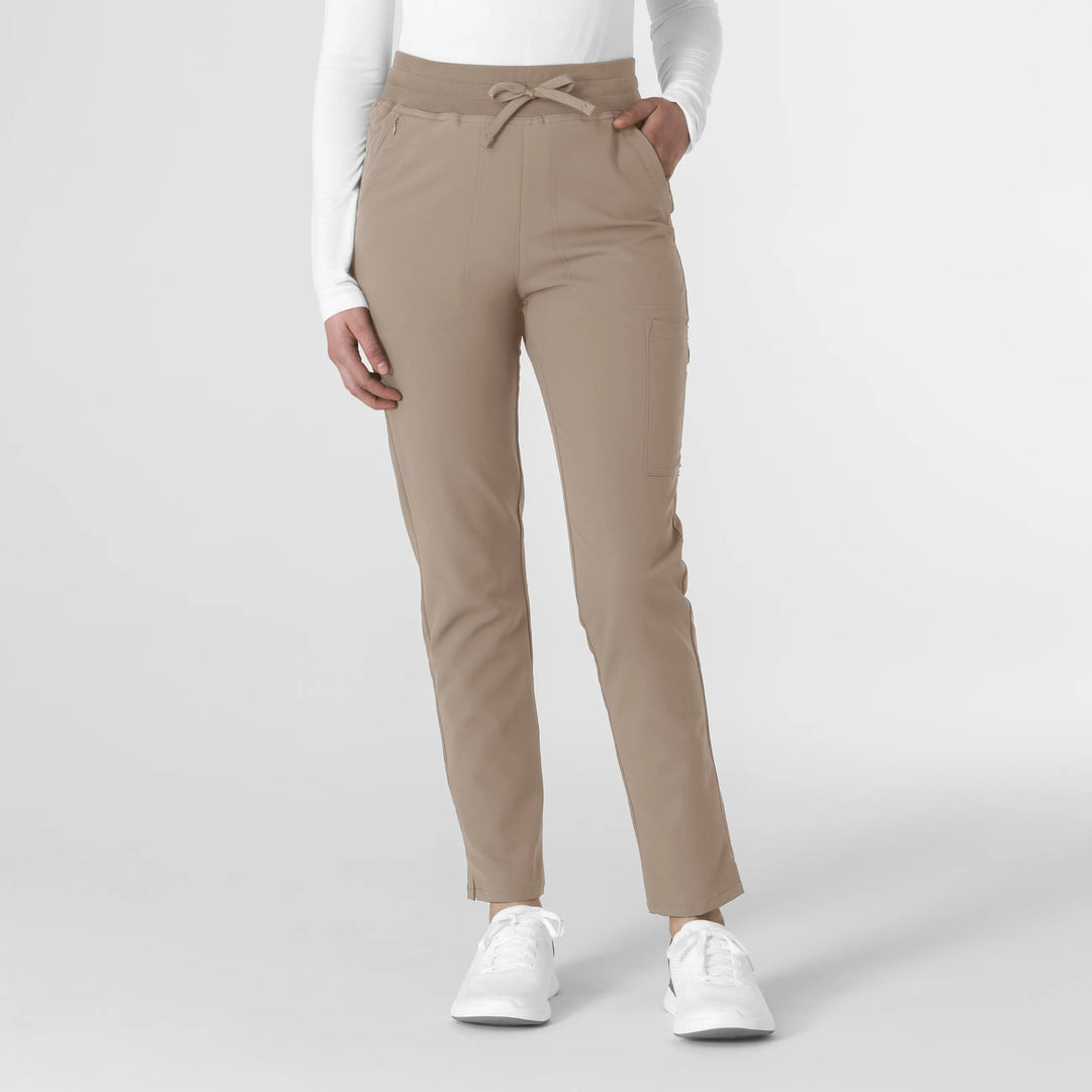 Wink Scrubs Women's Cargo Straight Slim Leg Scrub Pant Haze | scrub-supply.com