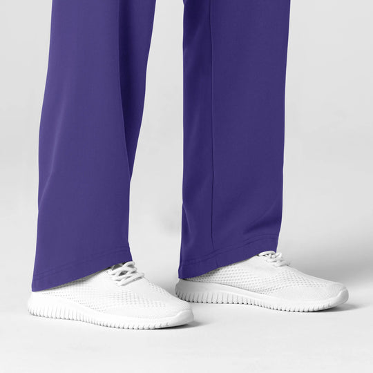 Wink Scrubs Women's Stovepipe High-Low Hem Scrub Pant Grape | scrub-supply.com