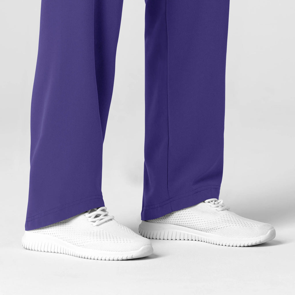 Wink Scrubs Women's Stovepipe High-Low Hem Scrub Pant Grape | scrub-supply.com