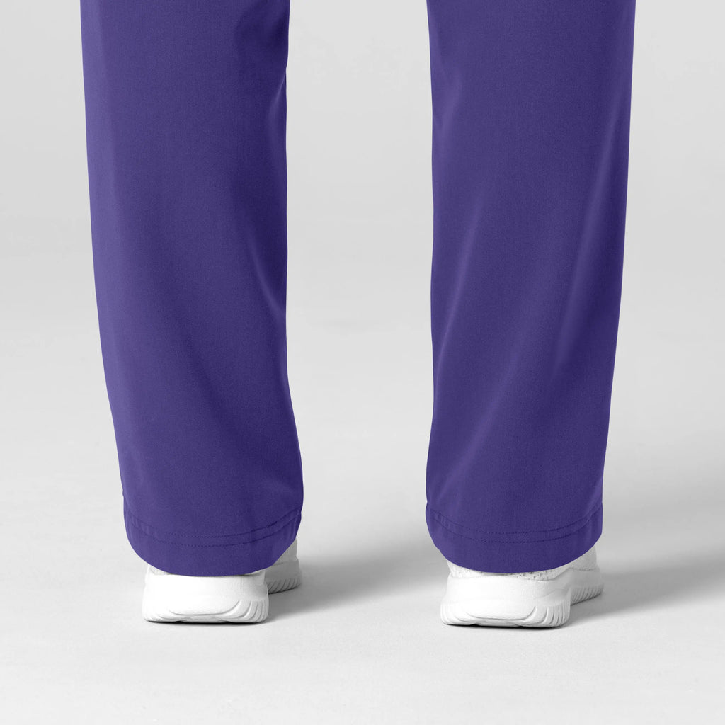 Wink Scrubs Women's Stovepipe High-Low Hem Scrub Pant Grape | scrub-supply.com