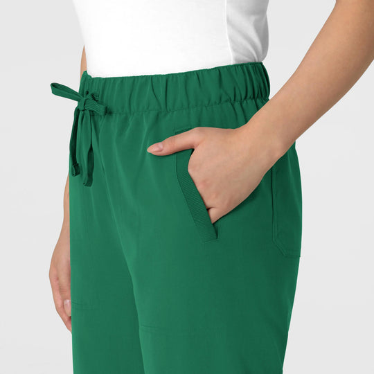 Wink Scrubs Women's Stovepipe High-Low Hem Scrub Pant Hunter | scrub-supply.com