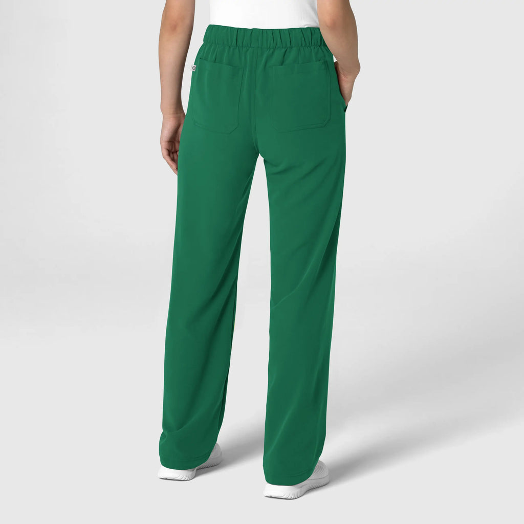 Wink Scrubs Women's Stovepipe High-Low Hem Scrub Pant Hunter | scrub-supply.com