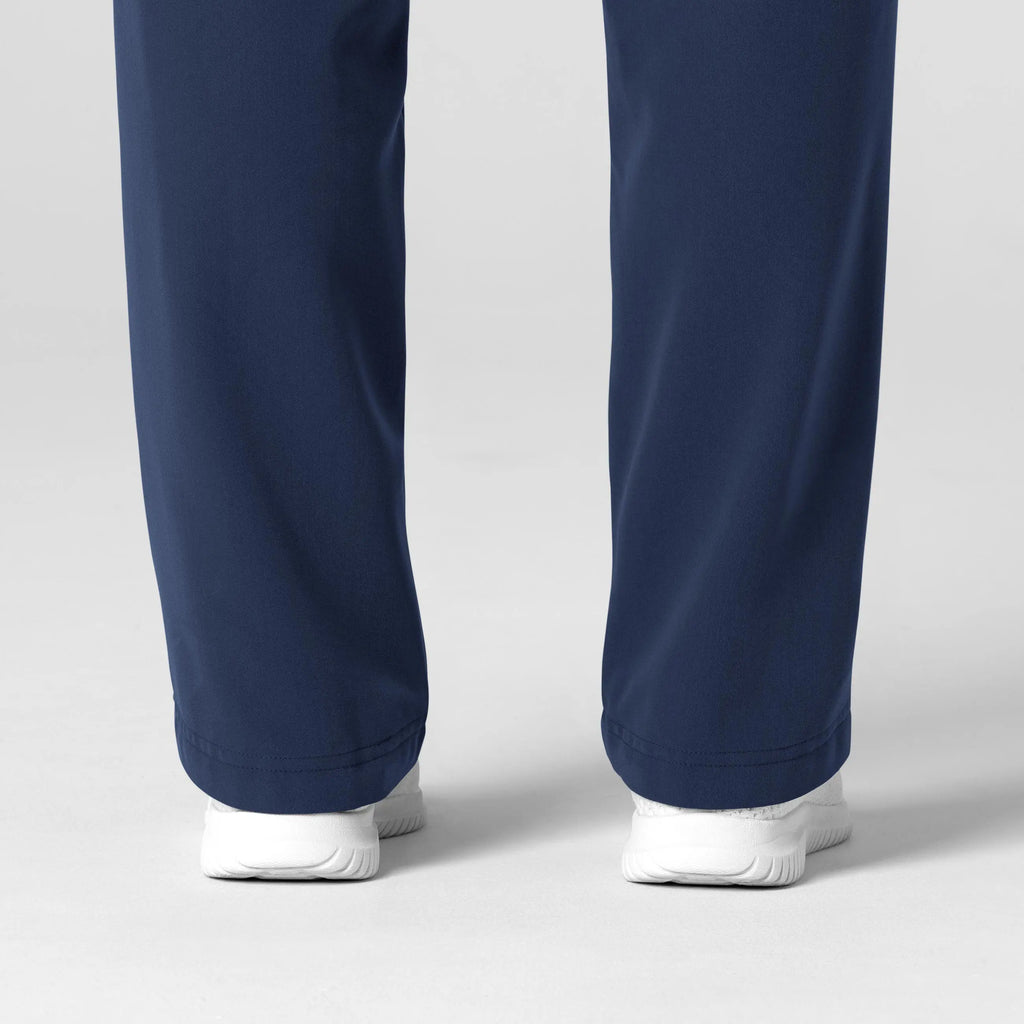 Wink Scrubs Women's Stovepipe High-Low Hem Scrub Pant Navy | scrub-supply.com