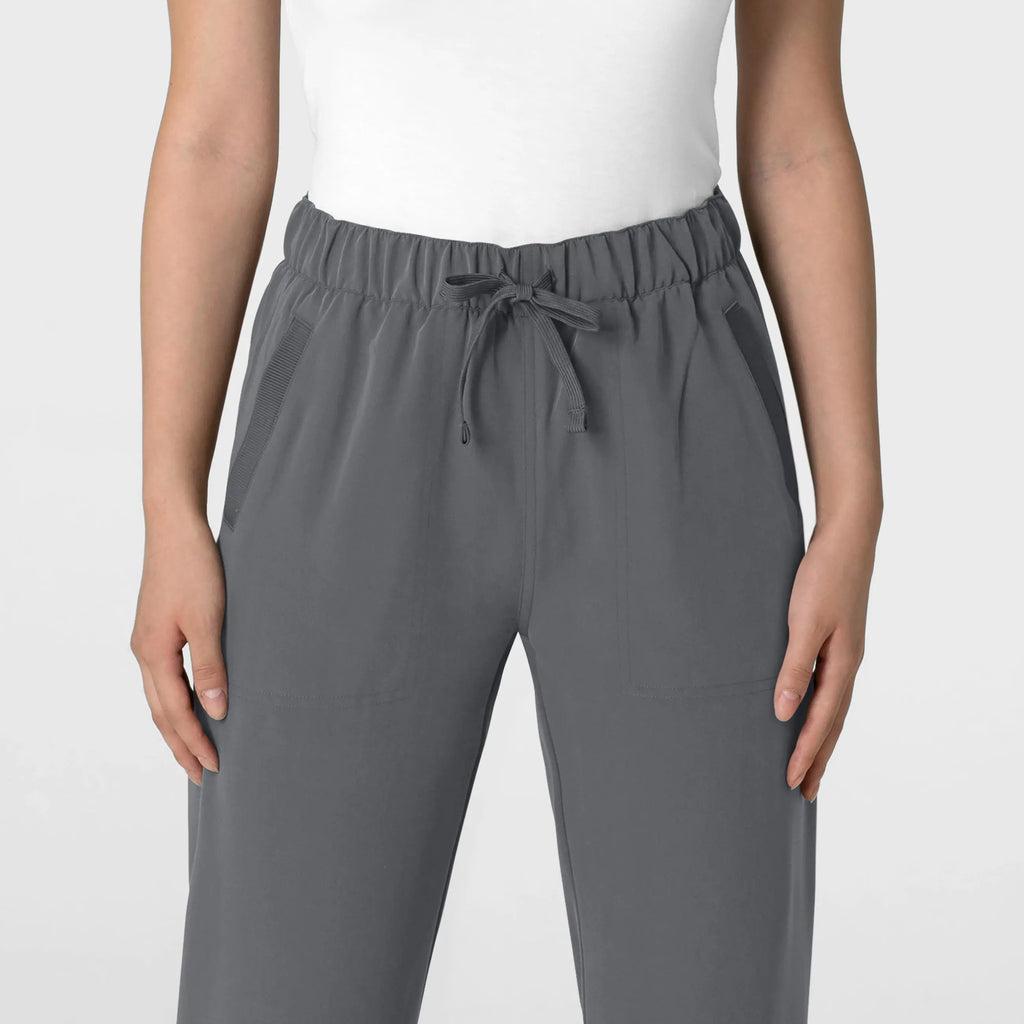 Wink Scrubs Women's Stovepipe High-Low Hem Scrub Pant Pewter | scrub-supply.com