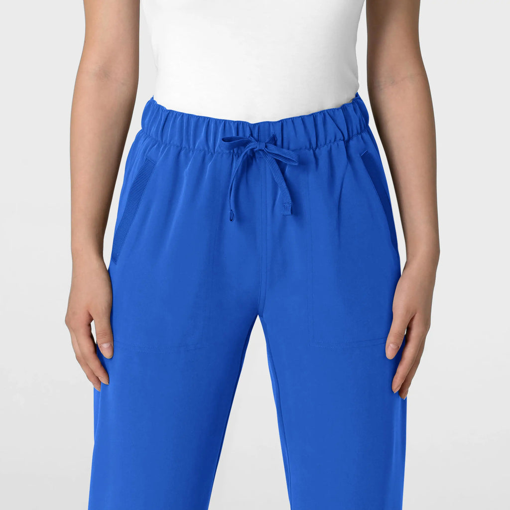 Wink Scrubs Women's Stovepipe High-Low Hem Scrub Pant Royal Blue | scrub-supply.com