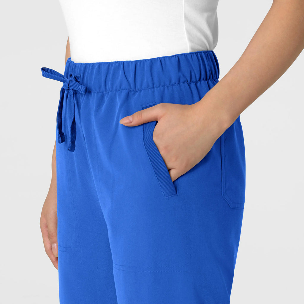 Wink Scrubs Women's Stovepipe High-Low Hem Scrub Pant Royal Blue | scrub-supply.com