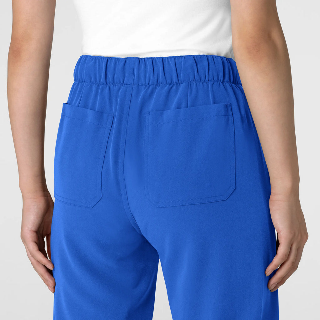 Wink Scrubs Women's Stovepipe High-Low Hem Scrub Pant Royal Blue | scrub-supply.com