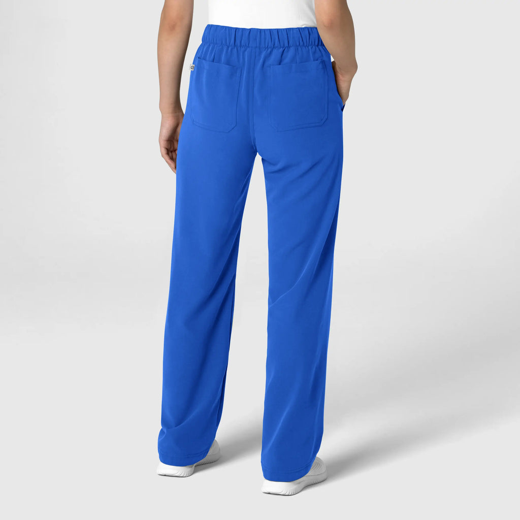 Wink Scrubs Women's Stovepipe High-Low Hem Scrub Pant Royal Blue | scrub-supply.com