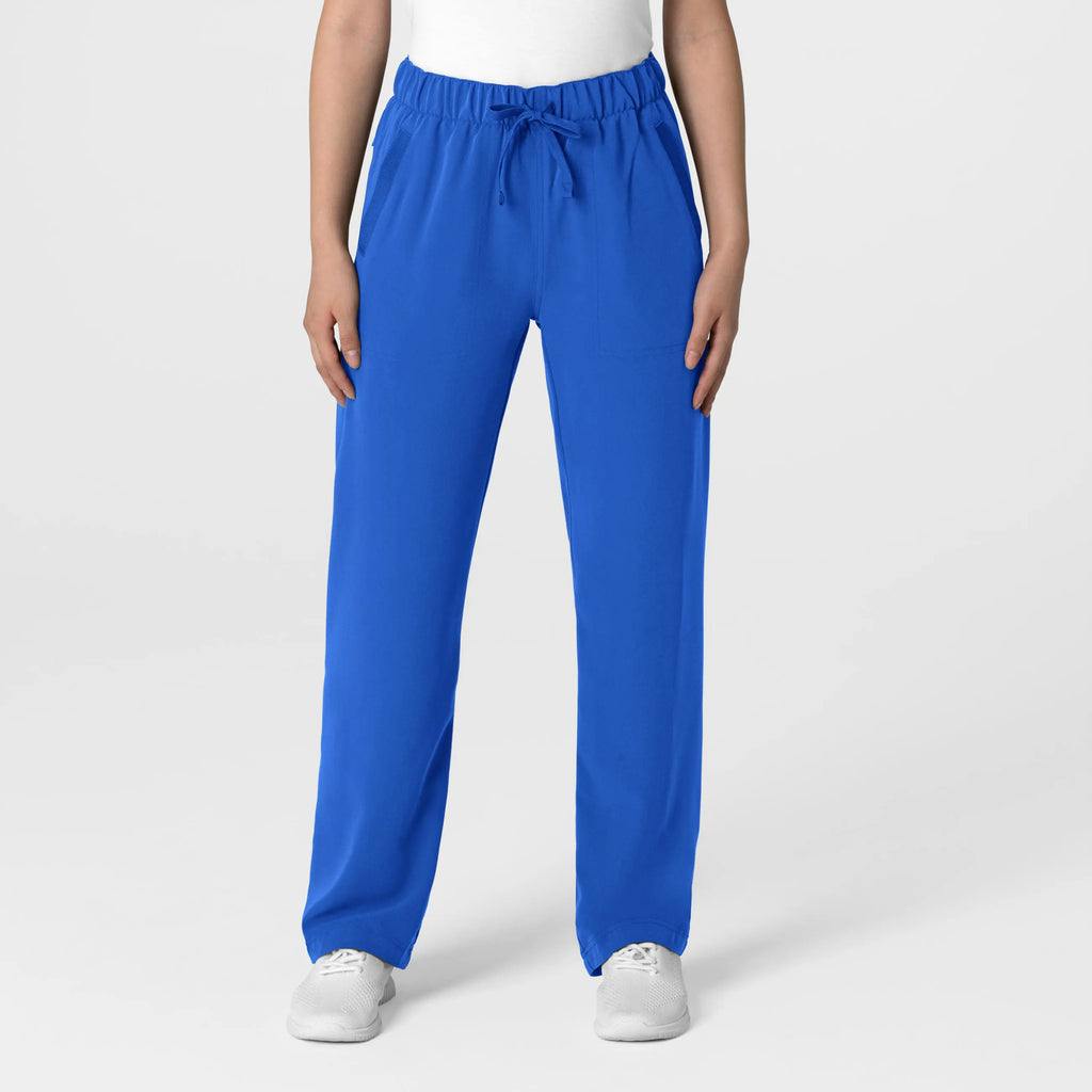 Wink Scrubs Women's Stovepipe High-Low Hem Scrub Pant Royal Blue | scrub-supply.com