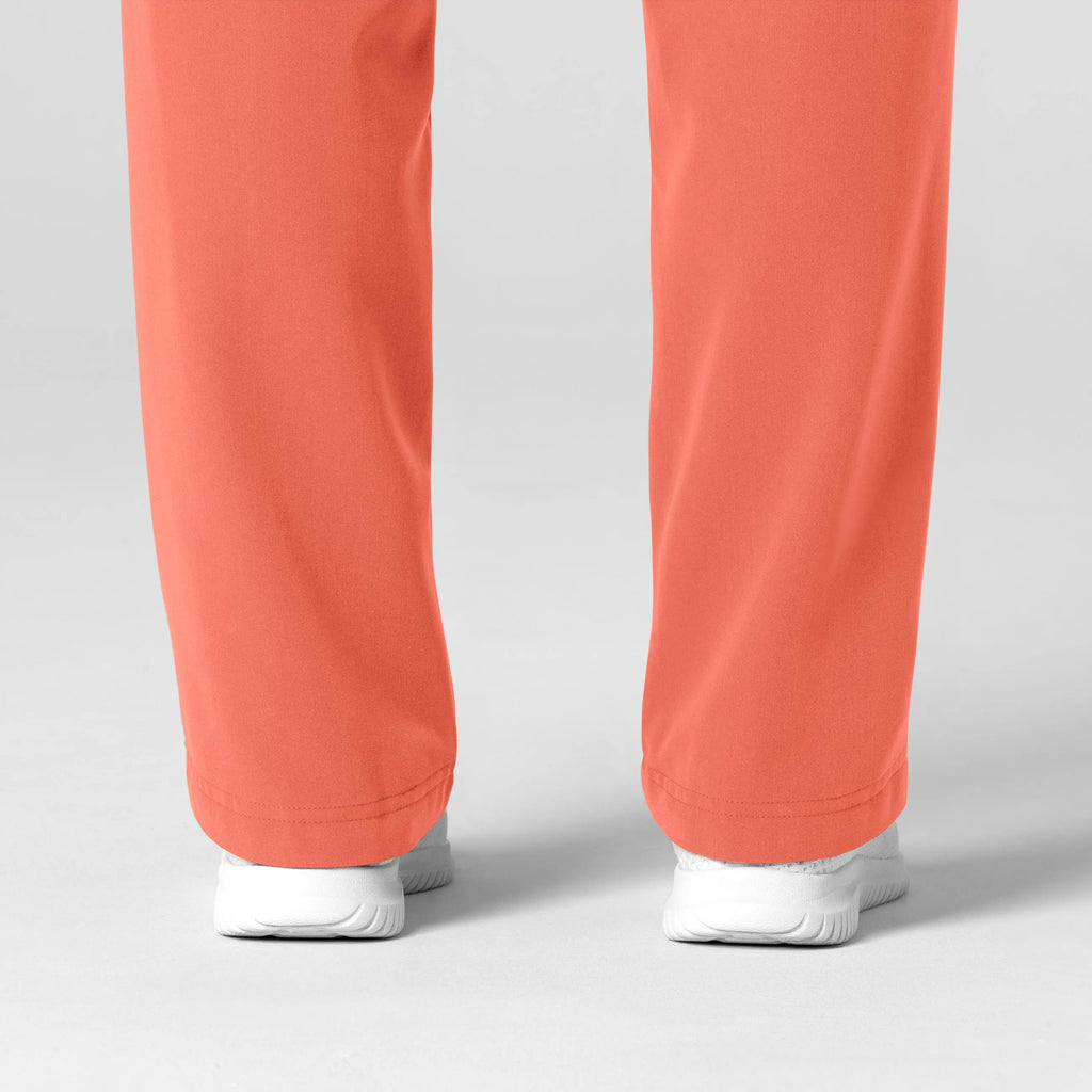 Wink Scrubs Women's Stovepipe High-Low Hem Scrub Pant Sugar Coral | scrub-supply.com